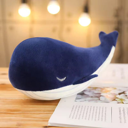 Blue Whale Baby Pillow