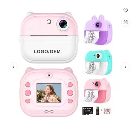 mera Printer Mini Pocket Thermal Label Printer DIY Sticker Photo Portable Printer Child Print Camera
